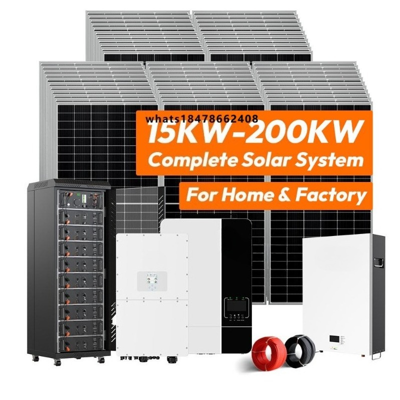 Renewable Energy Kit - 10Kw Hybrid Solar Panels Energy System