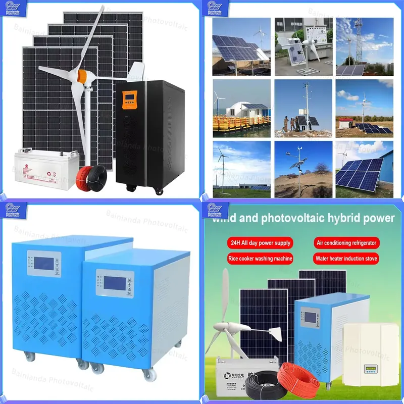 3KW 5KW 8KW Hybrid Wind Solar  - Renewable Energy Kit review and price