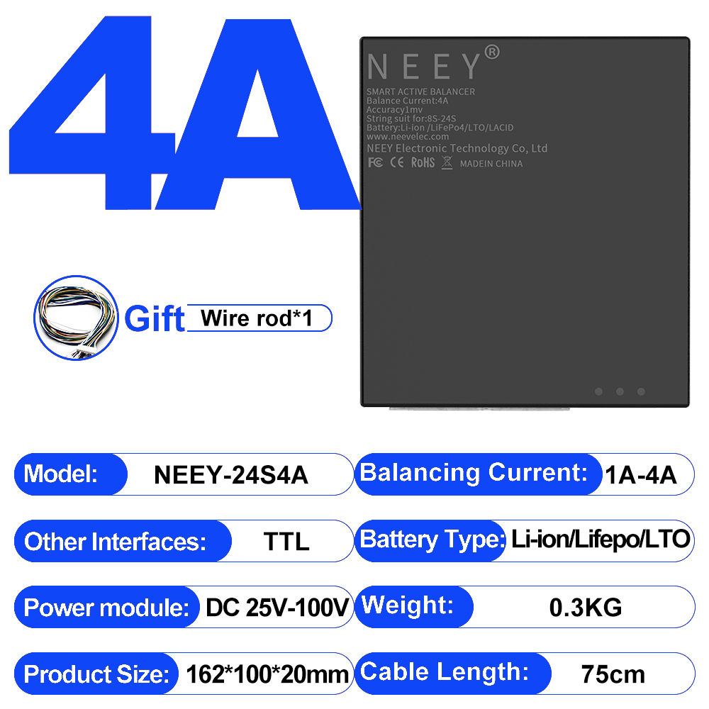 NEEY 4A Active Balancer Smart  - Battery Equalizer Balancer review and price