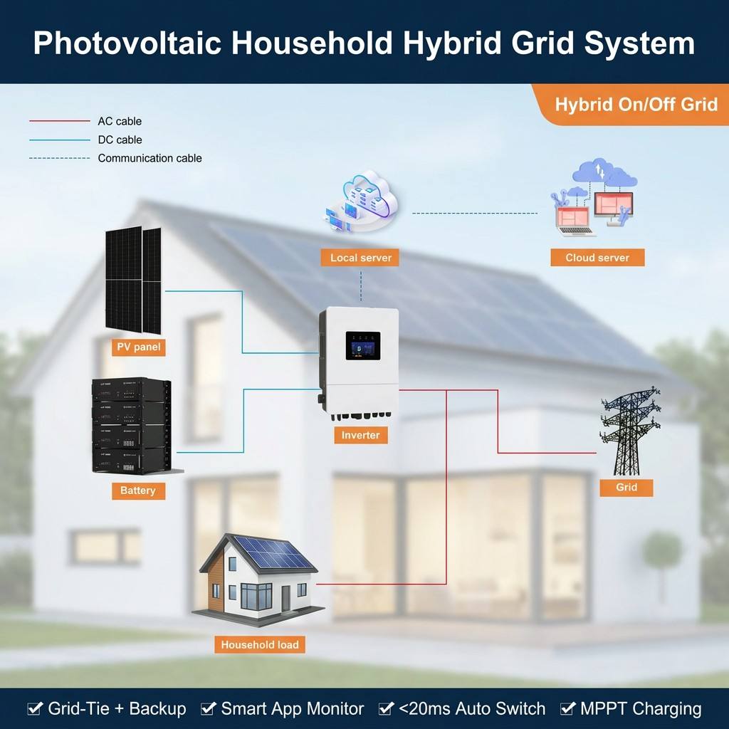 5KW 10KW 15KW 20KW Hybrid Sola - Renewable Energy Kit review and price