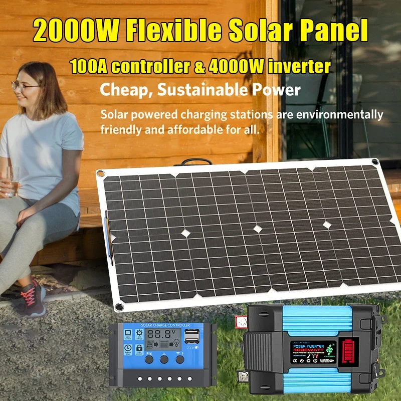 4000W Solar Panel Kit 12V To 1 - Renewable Energy Kit review and price