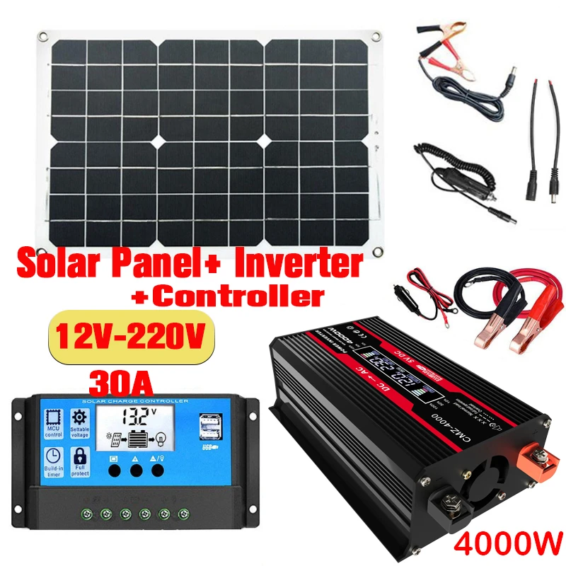 110V/220V Solar Panel System 1 - Renewable Energy Kit review and price